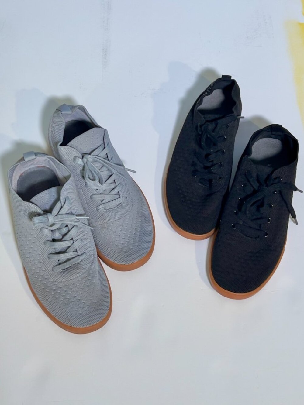 Suavs Sneakers with Tan Gum Sole